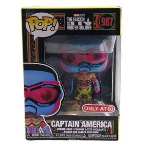 Funko Pop The Falcon and the Winter Soldier Captain America No 987 Blacklight